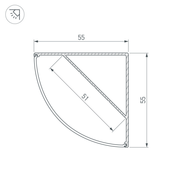 Профиль Arlight 044578