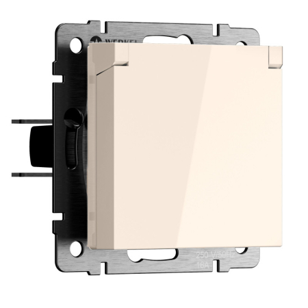 Розетка Werkel W1171262 айвори матовый