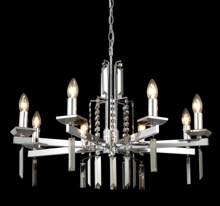 Подвесная люстра Crystal Lux MARRON SP8 CHROME