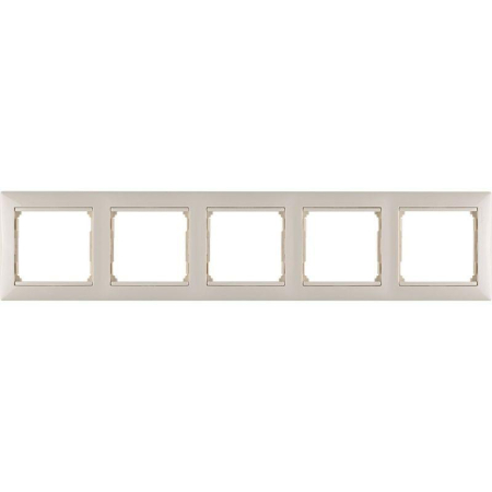 Рамка 5-м Valena горизонт. сл. кость IEK 774355