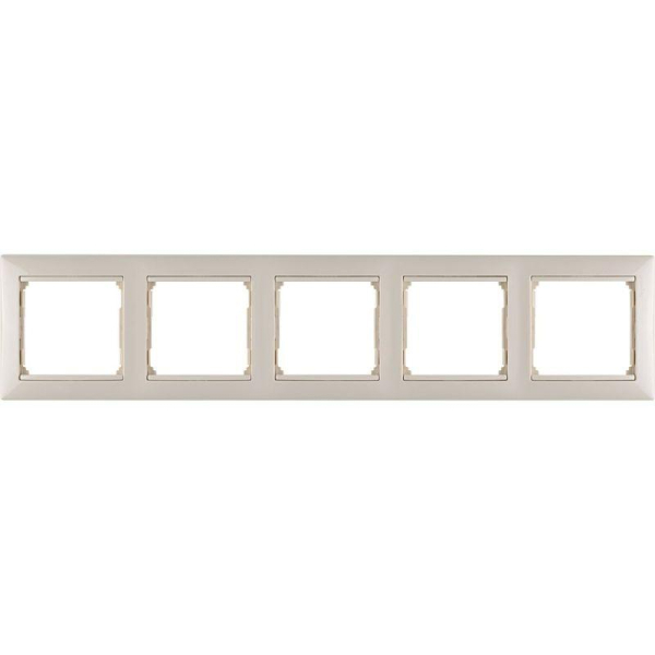 Рамка 5-м Valena горизонт. сл. кость IEK 774355