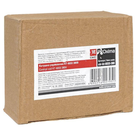 Катушка управления КТ-6033 380В EKF ctr-kt-6033-380