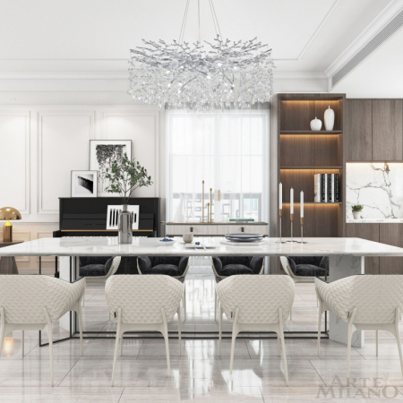 Подвесная люстра Arte Milano 231901/D1000/14/B Cr