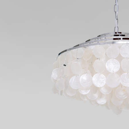 Подвесная люстра Eurosvet 3535/6 хром/перламутр Smart