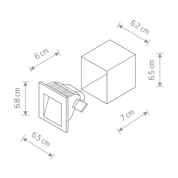 Светильник для ступеней Nowodvorski 6907