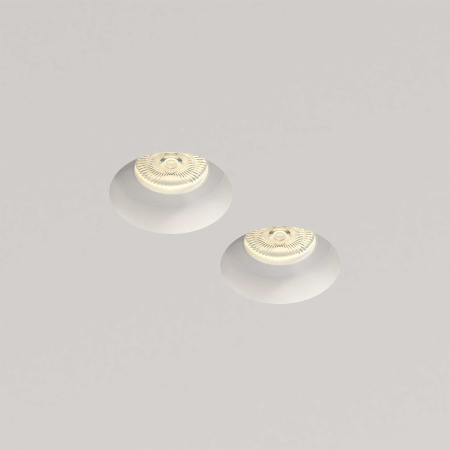 IZAR 80 DUO FLAT Встраиваемый потолочный гипсовый светильник