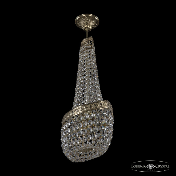 Люстра на штанге Bohemia Ivele Crystal 19113/H2/35IV G