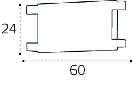 Соединитель для шинопровода ITALLINE IT09-9028 black