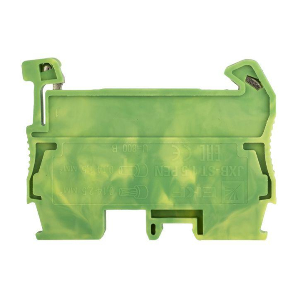 Колодка клеммная ST-1.5 земля пружинная EKF plc-jxb-st-1.5-pen