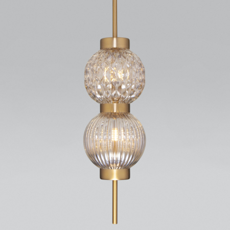 Подвесной светильник Eurosvet 50186/2 латунь