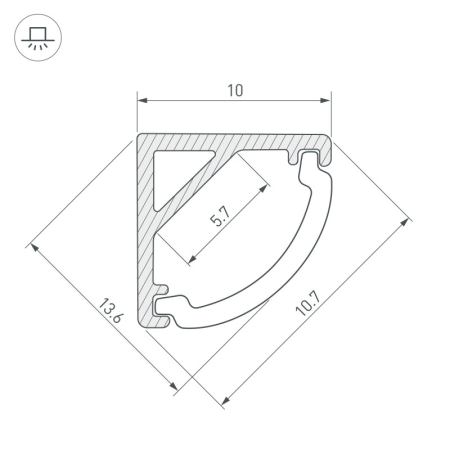 Профиль Arlight 036321