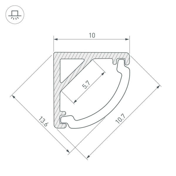 Профиль Arlight 036321