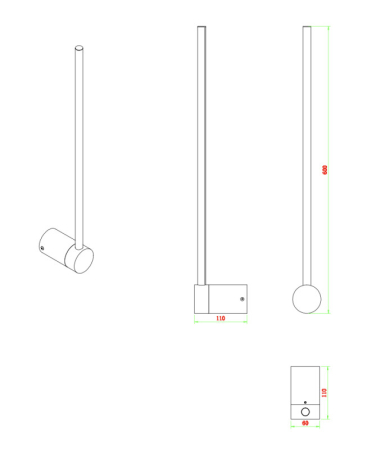 Бра Zortes ZRS.90612.09