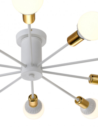 Накладная люстра Natali Kovaltseva LOFT 79014/10С WHITE GOLD