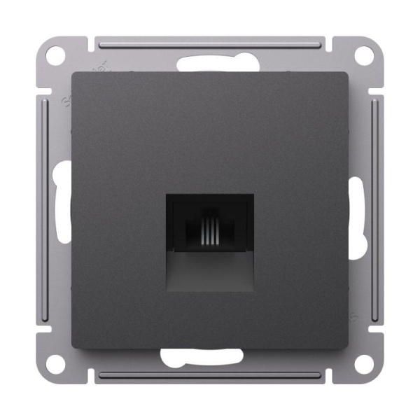 Розетка телефонная AtlasDesign RJ11 механизм базальт SE ATN001481