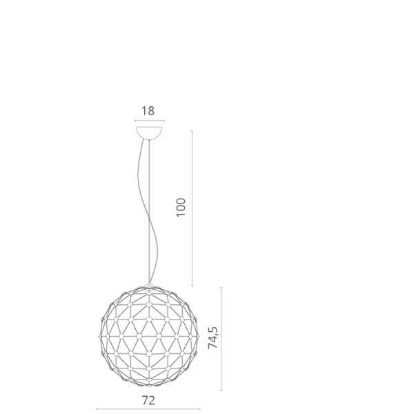 Подвесная люстра Divinare 1610/02 SP-96
