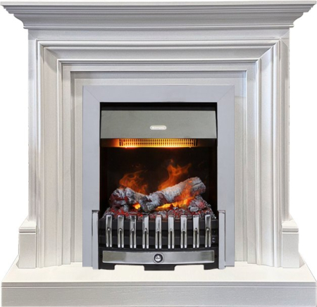 Dimplex Каминокомплект Bradford - Белый с очагом Danville Chrome FB2