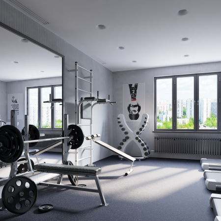 HEKA Встраиваемый потолочный гипсовый светильник