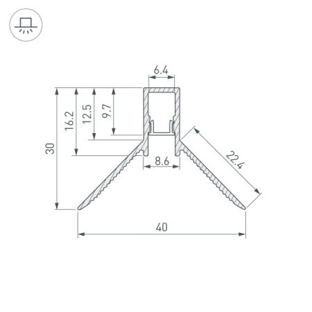 Профиль Arlight 043161