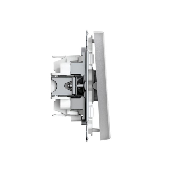 Переключатель перекрестный ArtGallery 10AX быстрозажим. клем. механизм алюм. SE GAL000371S