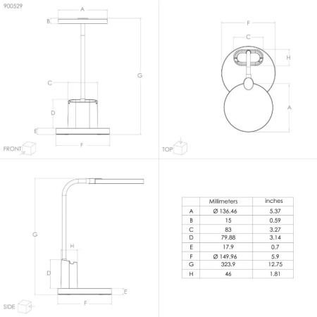 Настольная лампа EGLO 900529