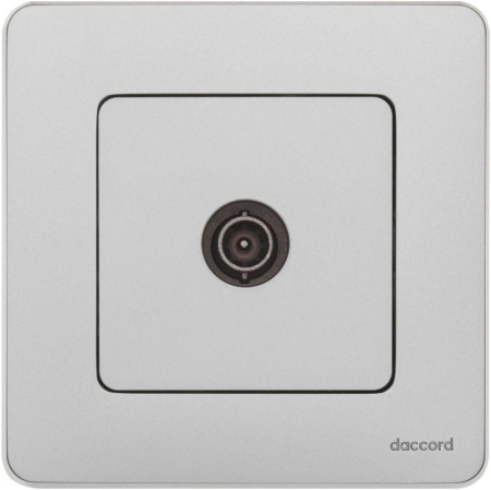 Розетка телевизионная оконечная TV Inspiria 10дБ 5-862мГц механизм алюм. IEK 673872