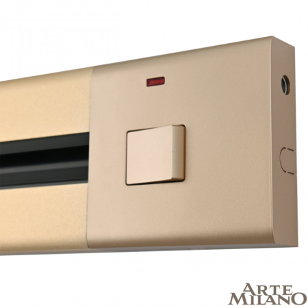 Трековая система розеток Arte Milano 385205TOB/50 Gold