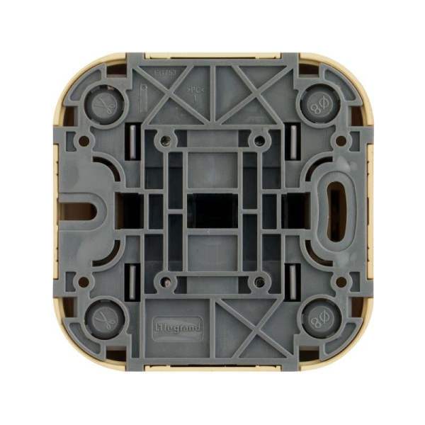 Выключатель 2-кл. ОП Quteo 10А IP20 10AX дерево IEK 782262