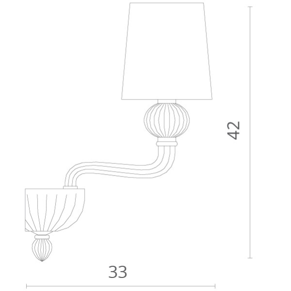 Бра Divinare 1154/02 AP-1