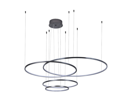 Каскадная люстра Newport 15104N/S mat.black