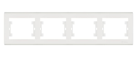Рамка 4-м Manolya горизонт. бел. Makel 41001704