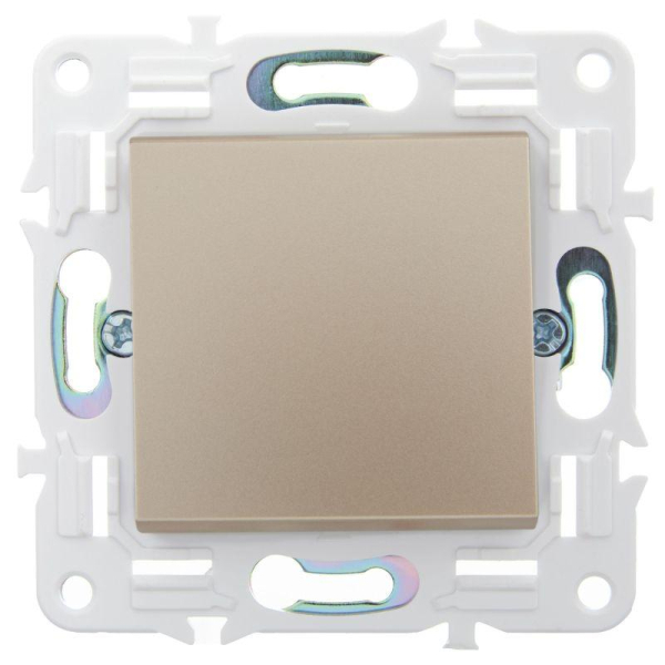 Выключатель 1-кл. SKANDY 10А SK-V01Sa песочн. IEK SK-V10-0-10-K98