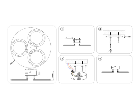 Накладная люстра Ambrella Light FA8942