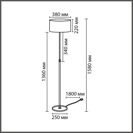 Торшер LUMION 8358/1F