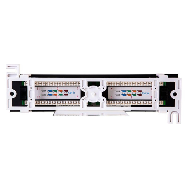 Панель коммутационная настенная, 12 портов, UTP, RJ-45, CAT 5e REXANT
