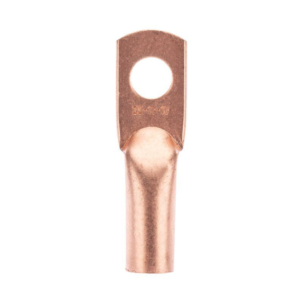 Наконечник медный ТМ 35-10-10 (35мм² - Ø10мм) (в упак. 50 шт.) REXANT