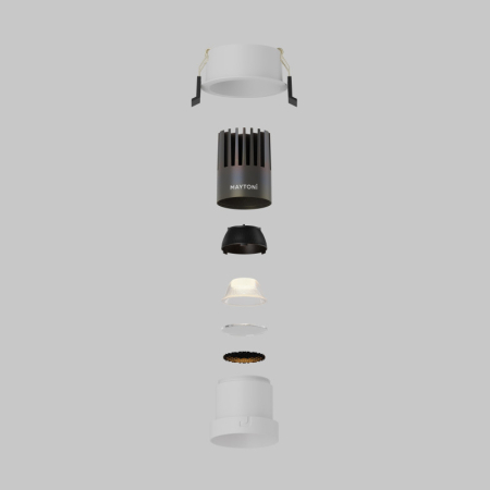 Встраиваемый светильник Maytoni Technical DL116-10W-3K-W