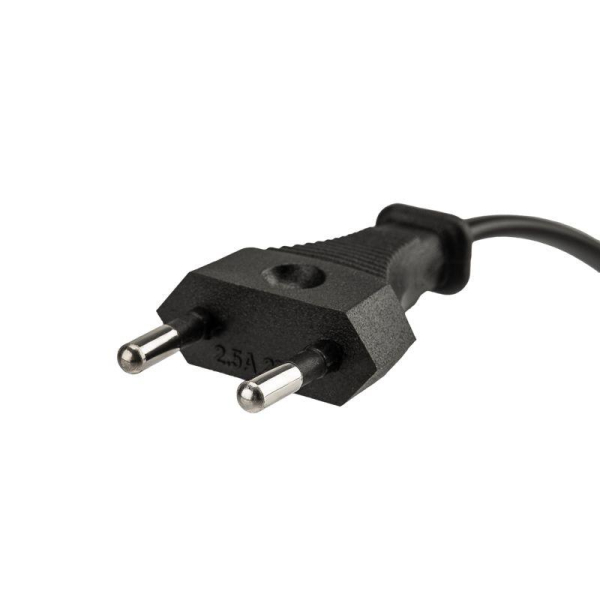 Шнур сетевой, вилка СЕЕ 7/16 - разъем IEC 320 C7, кабель 2x0,5 мм², длина 3 метра (PE пакет) REXANT