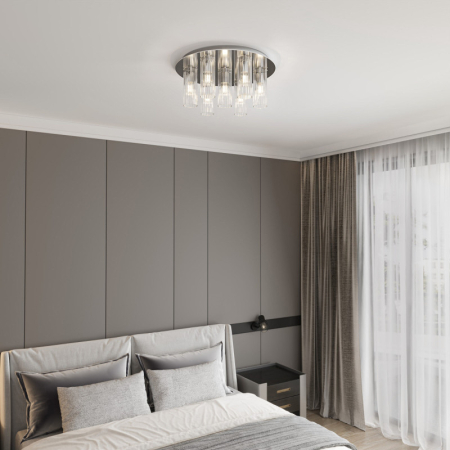 Накладная люстра Eurosvet 502111/7 хром