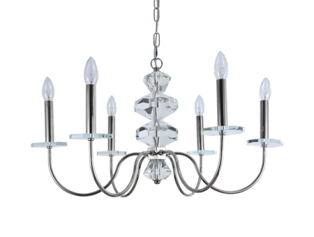 Подвесная люстра Newport 3876/С nickel