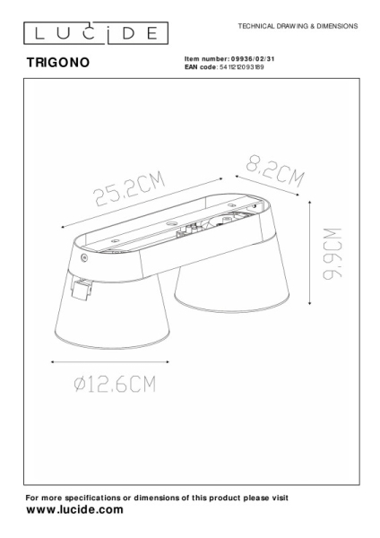 Спот LUCIDE 09936/02/31