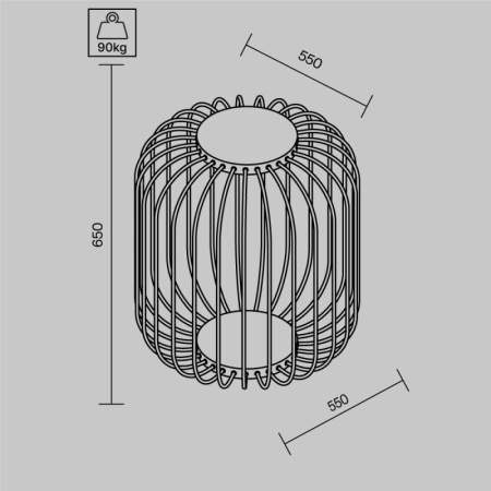Садово-парковый светильник Maytoni O478FL-L18GF3K