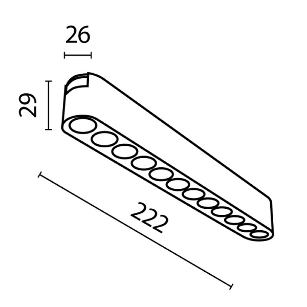 Светильник на шине Maytoni Technical TR082-1-12W3K-M-B