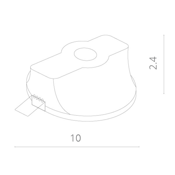 Встраиваемый светильник ARTE Lamp A9210PL-1WH