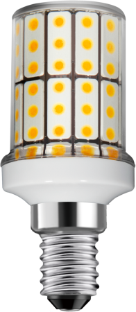 Светодиодная лампа, T33-C-8W-E14,8W,Φ30*76mm,AC170-265V,3000K
