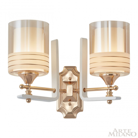 Бра Arte Milano 306087/2W Wh/Gd