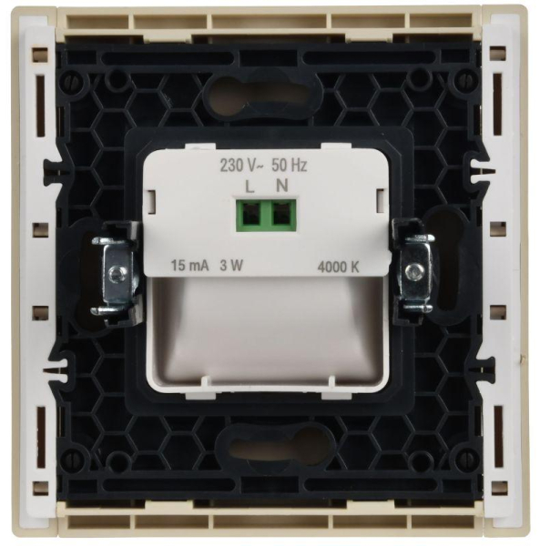 Подсветка светодиодная FORTE&PIANO встраив. FP457 ваниль IEK FP-FL20-K10