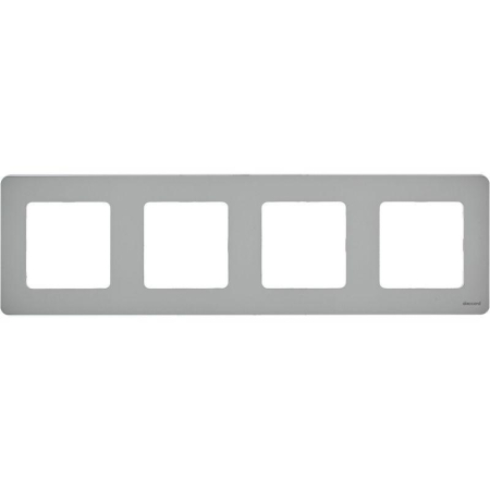 Рамка 4-м Inspiria алюм. IEK 673962