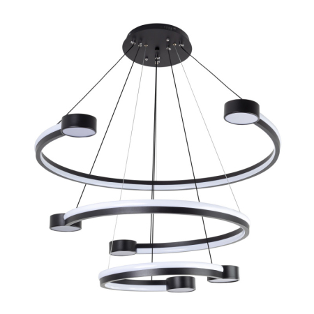 Каскадная люстра LED4U L7100-3 BK