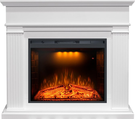 Royal Flame Каминокомплект Adagio - Белый с очагом Emerald 28